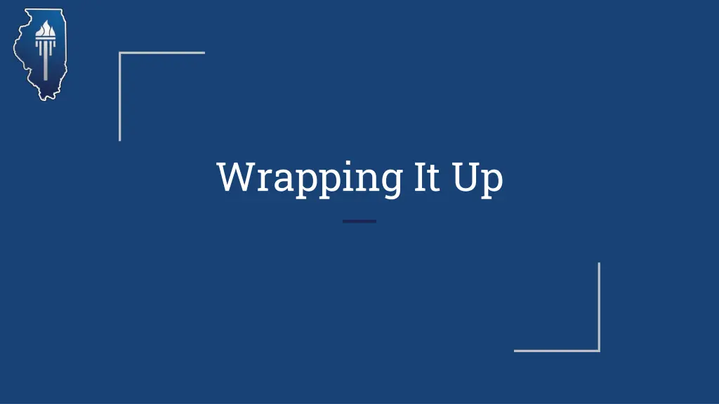 wrapping it up