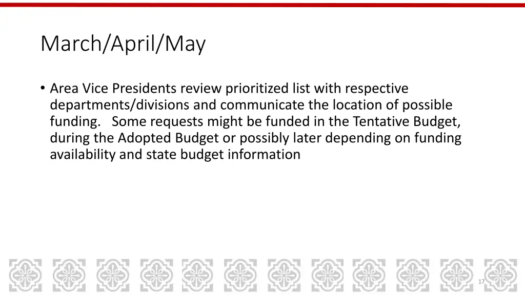 march april may