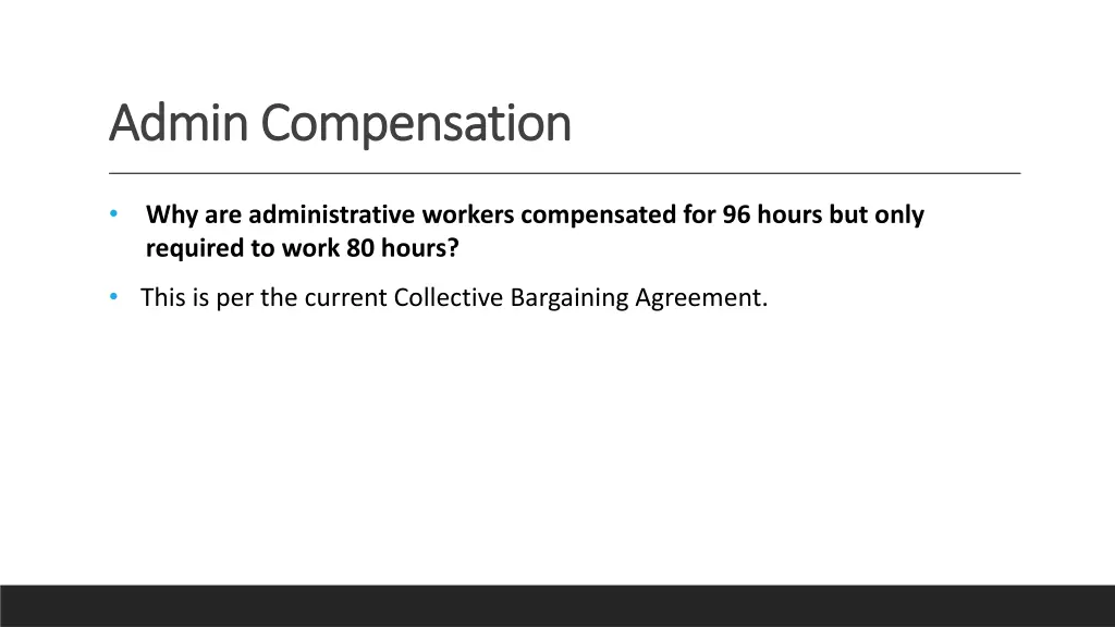 admin compensation admin compensation