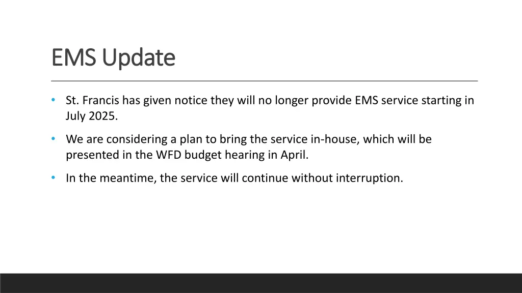 ems update ems update