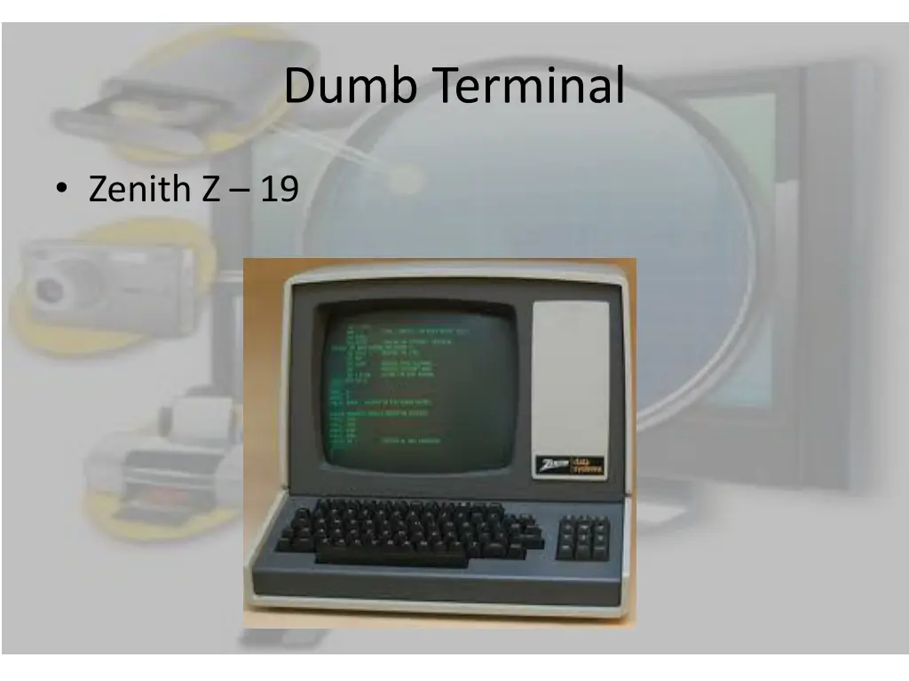 dumb terminal