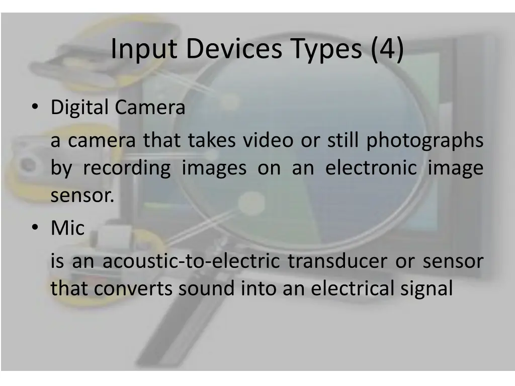 input devices types 4