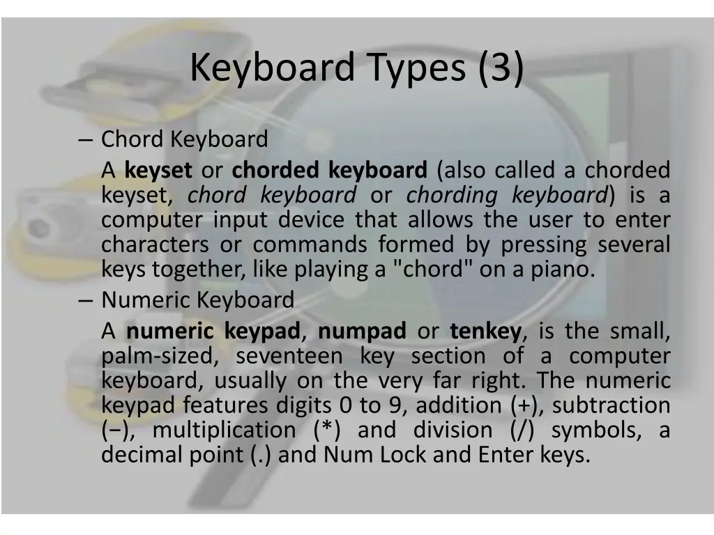 keyboard types 3
