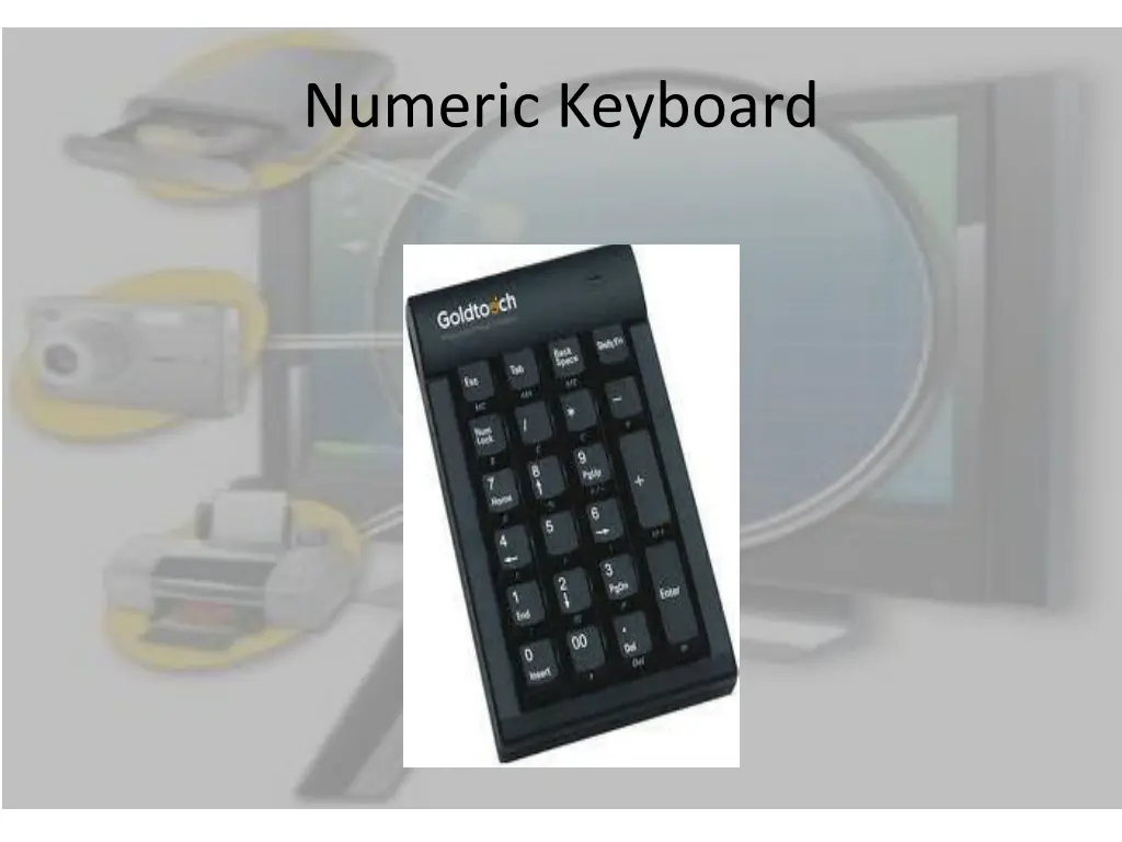 numeric keyboard