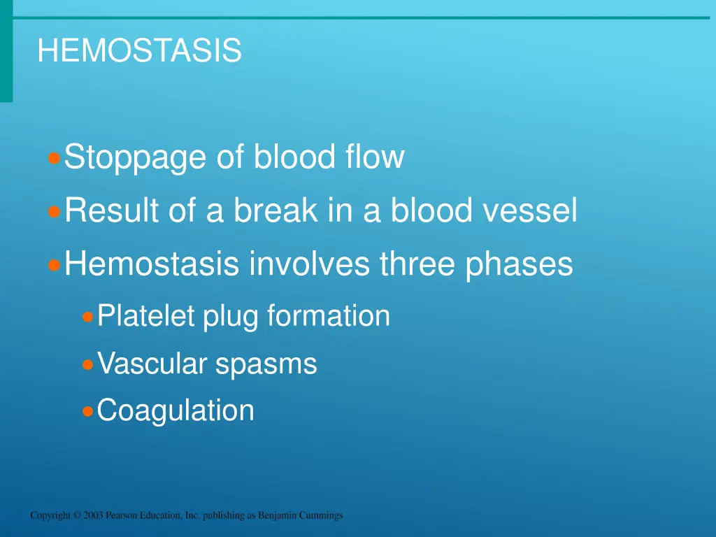 hemostasis