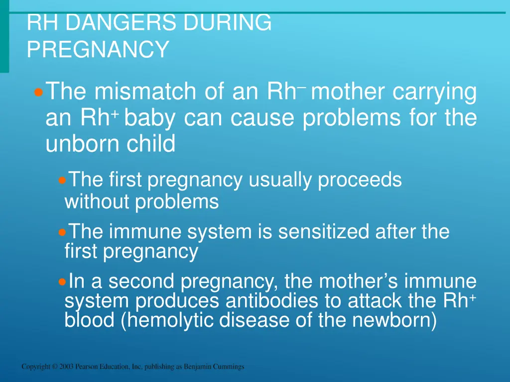 rh dangers during pregnancy the mismatch