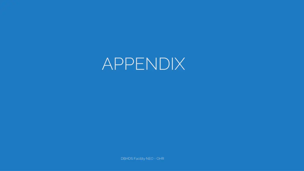 appendix