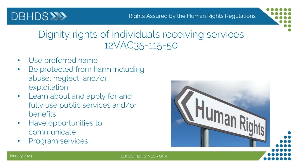 rights assured by the human rights regulations 2