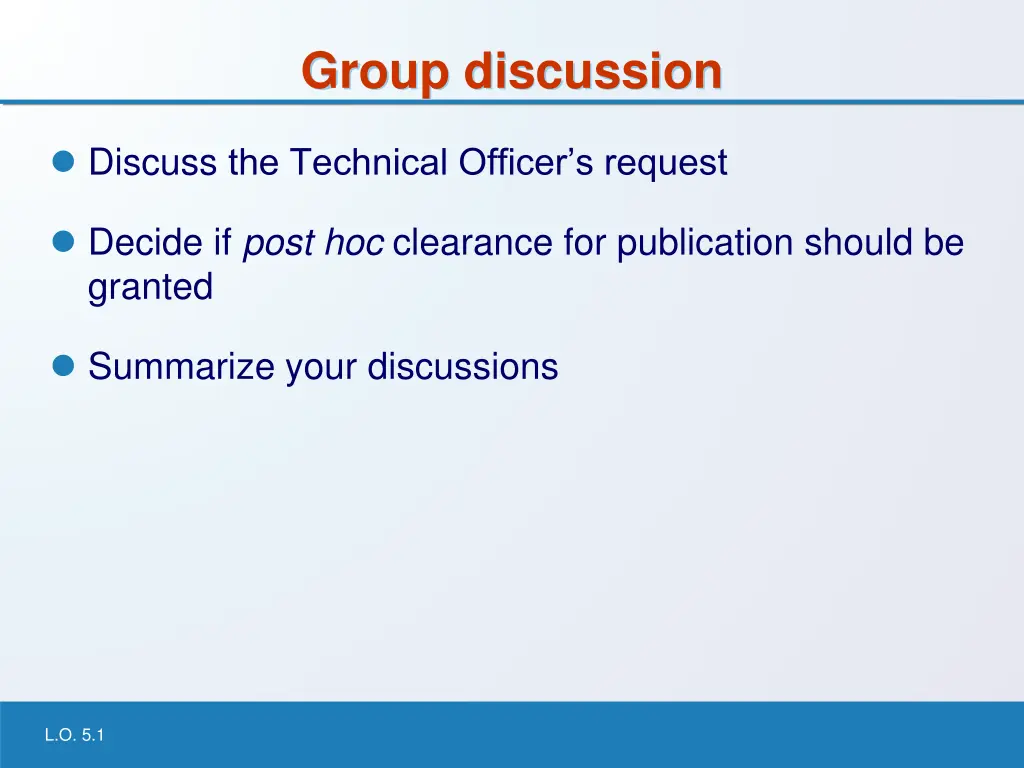 group discussion