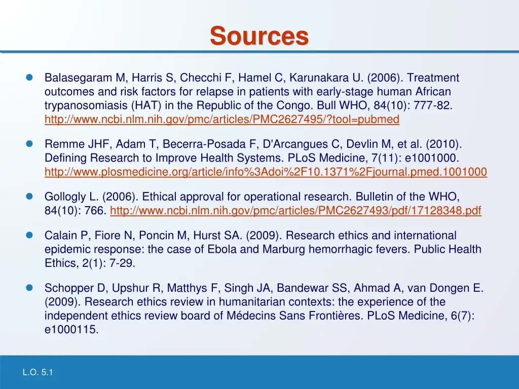 sources