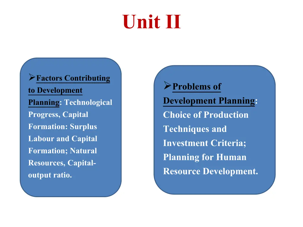 unit ii