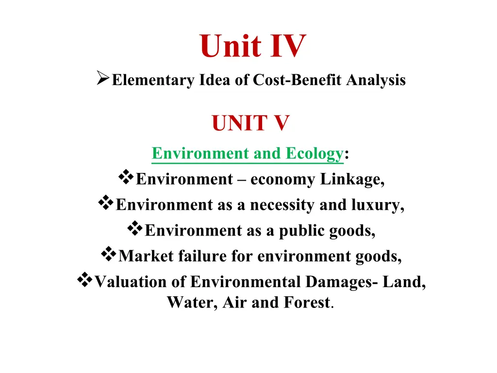 unit iv