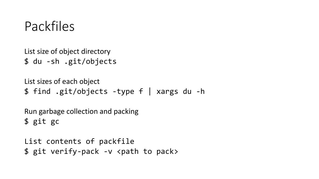 packfiles
