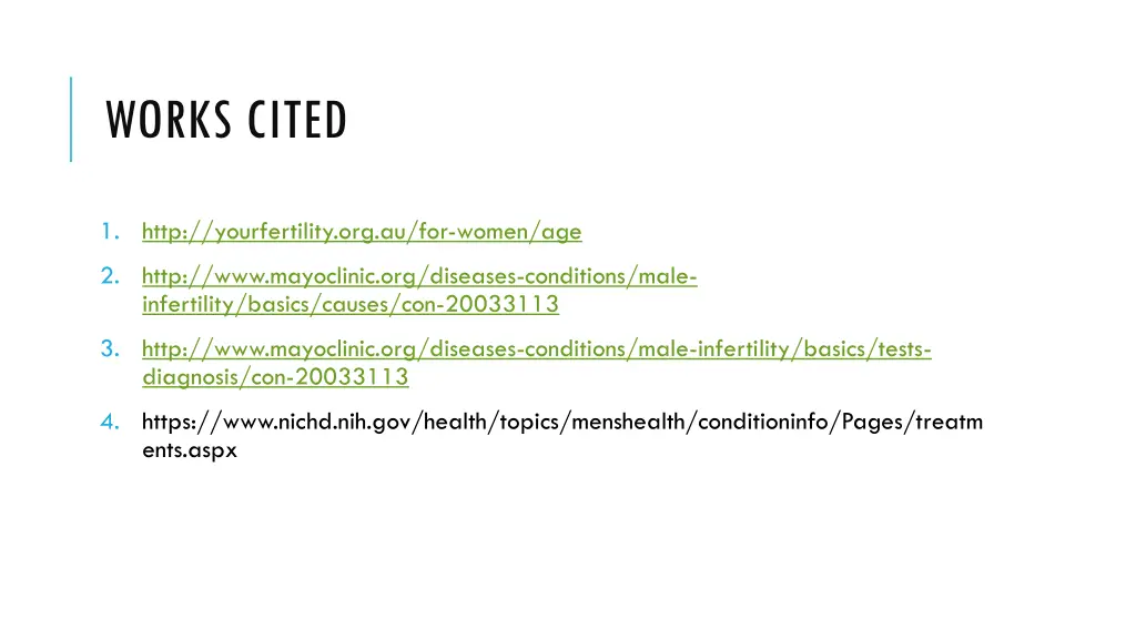 works cited