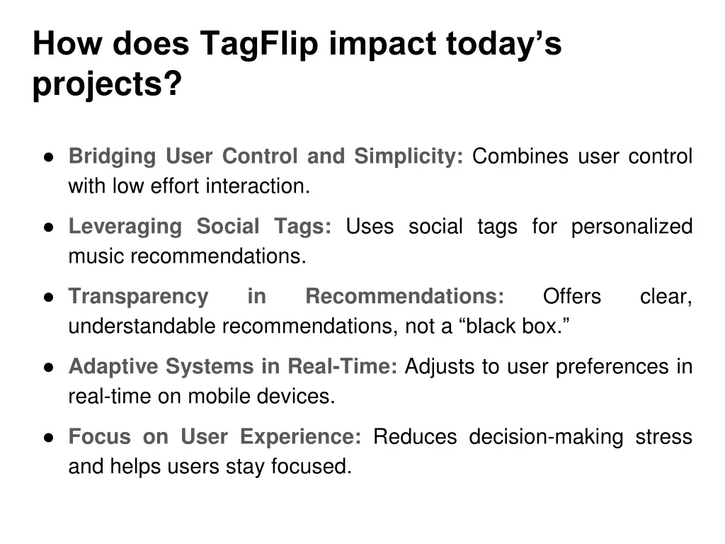 how does tagflip impact today s projects