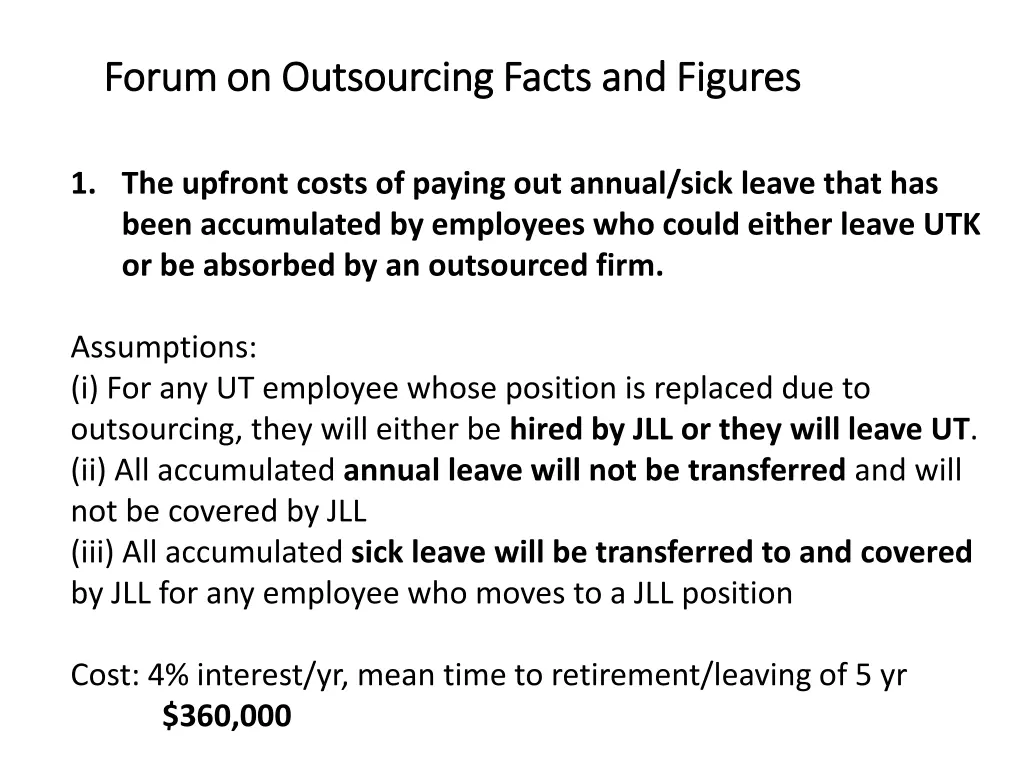 forum on outsourcing facts and figures forum 1