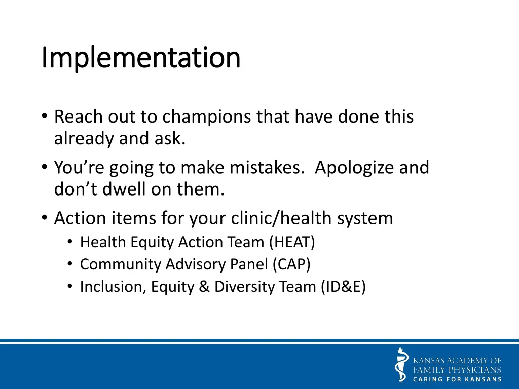 implementation implementation