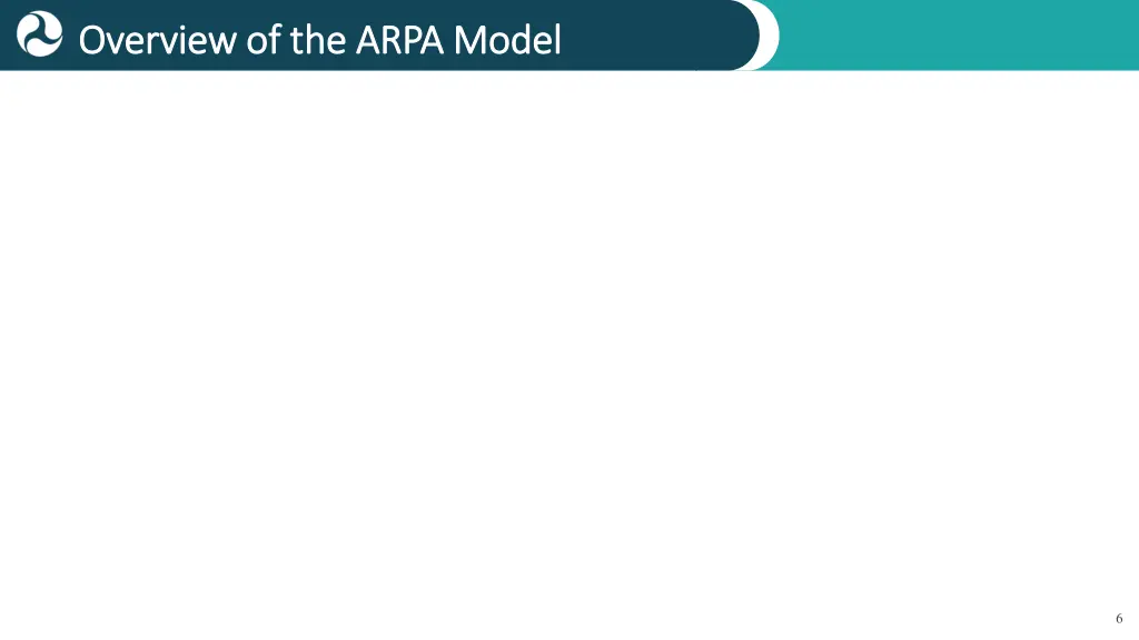 overview of the arpa model overview of the arpa