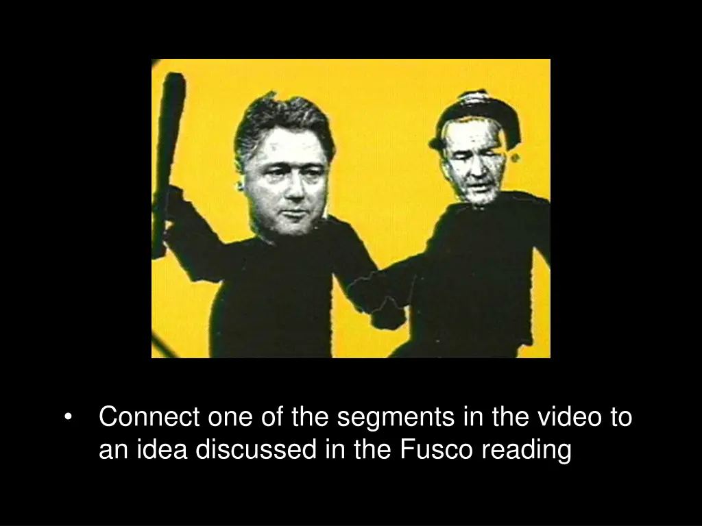 connect one of the segments in the video