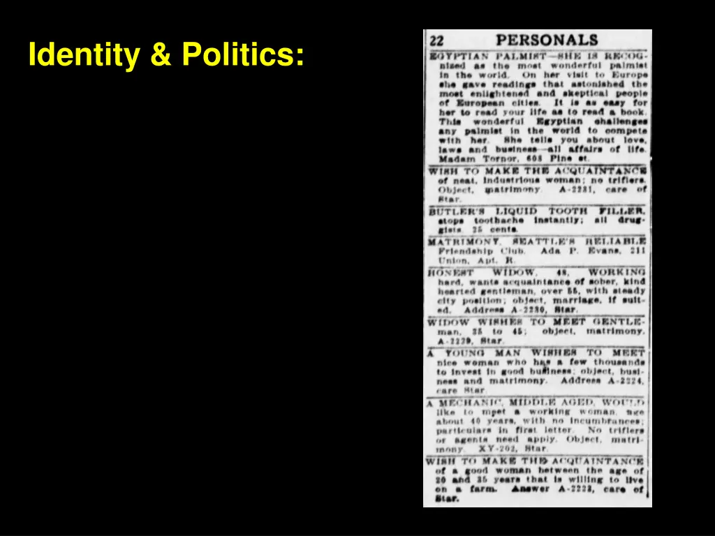 identity politics