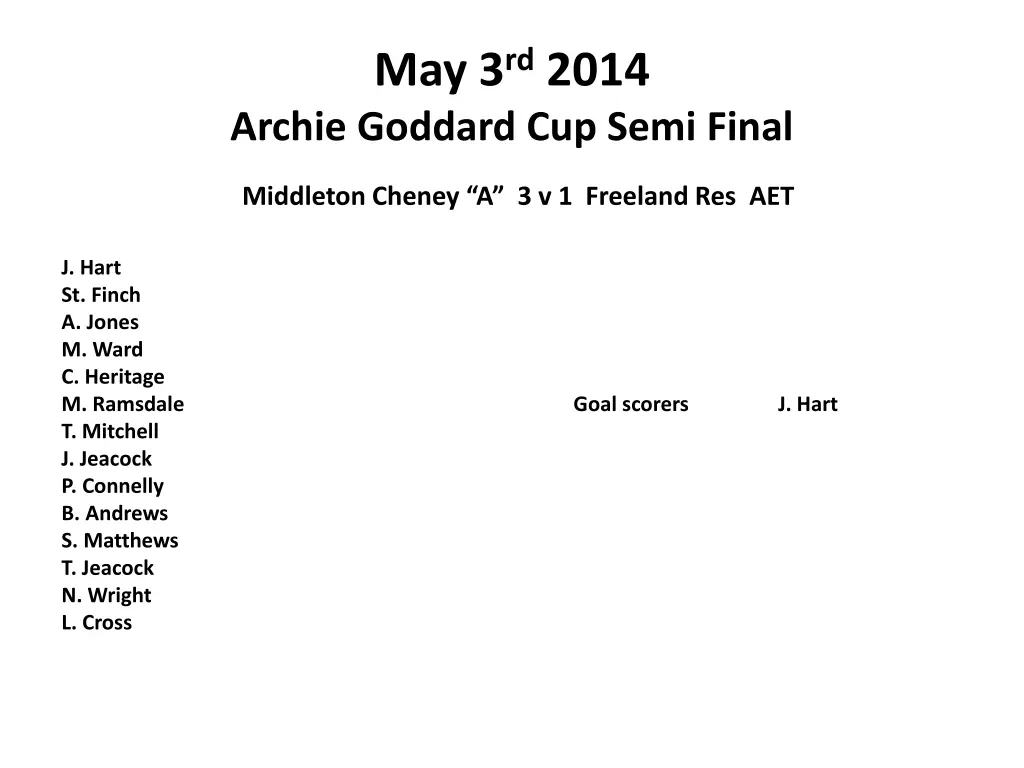 may 3 rd 2014