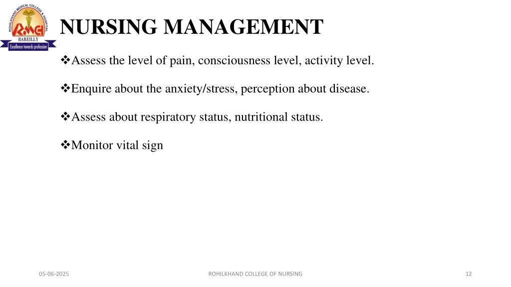 nursing management