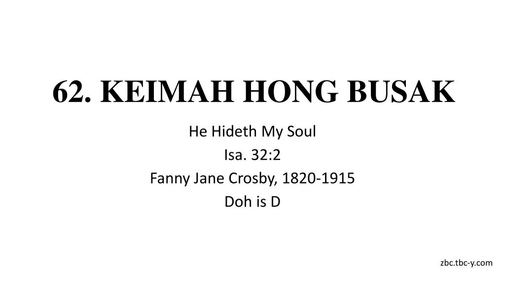 62 keimah hong busak