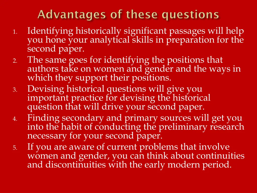 identifying historically significant passages