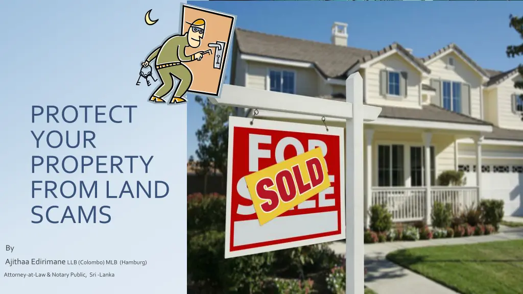 protect your property from land scams