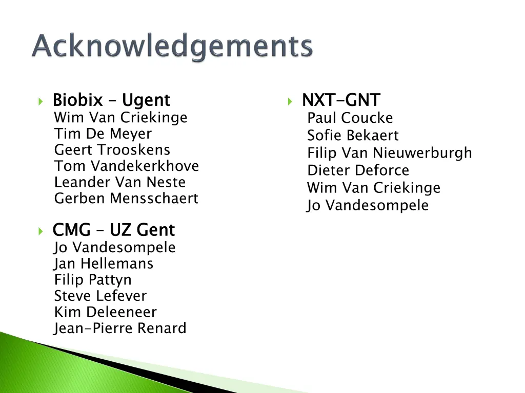 biobix wim van criekinge tim de meyer geert