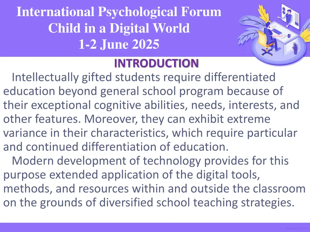 international psychological forum child 1