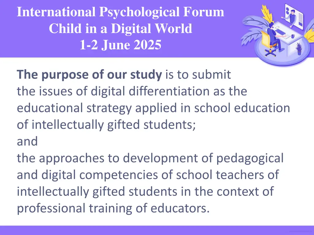 international psychological forum child 3