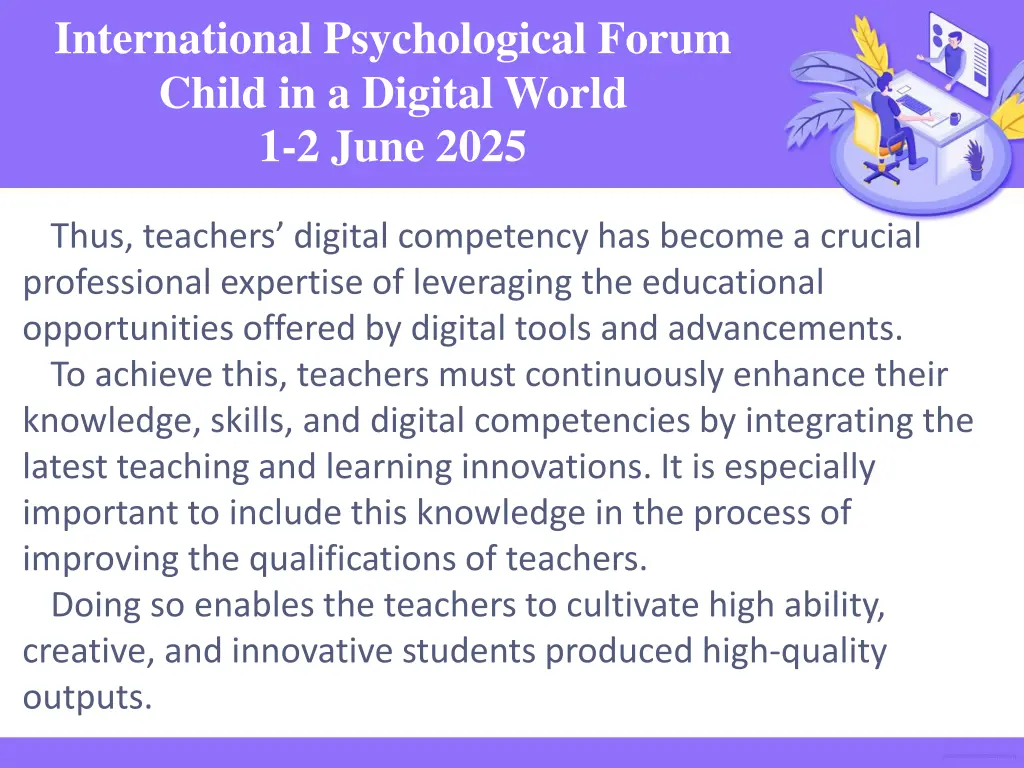 international psychological forum child 8