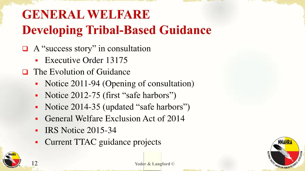 a success story in consultation executive order