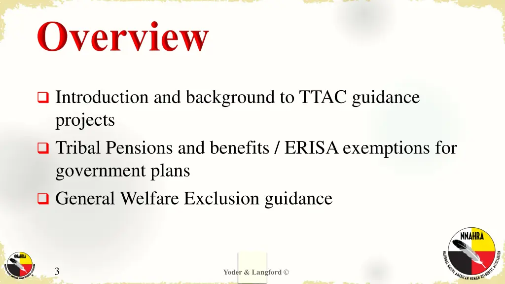 introduction and background to ttac guidance