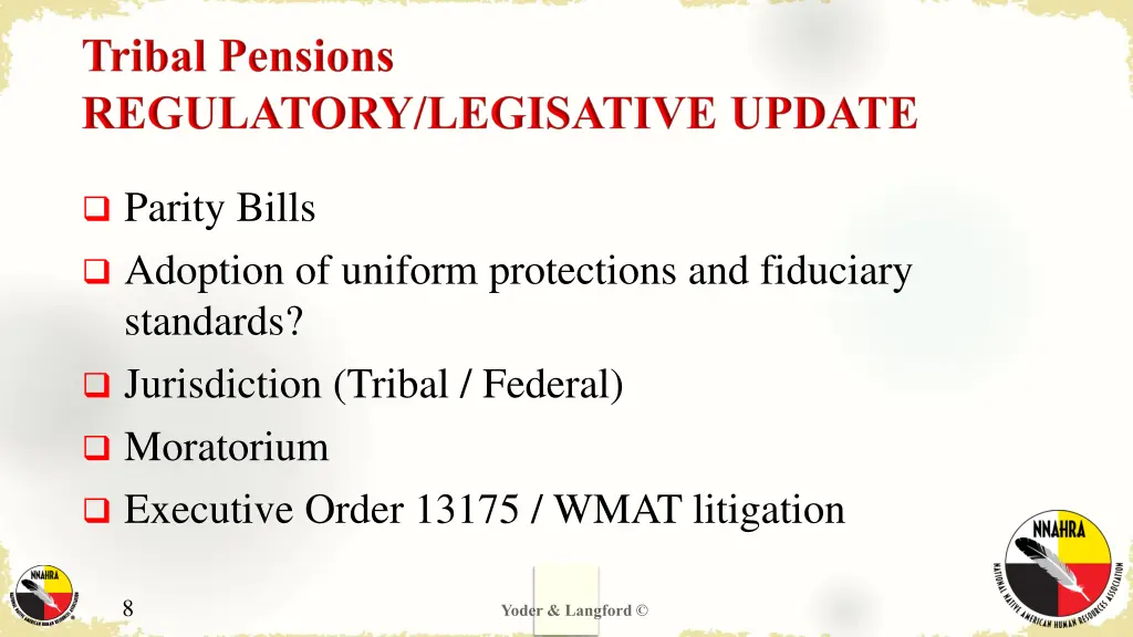 parity bills adoption of uniform protections