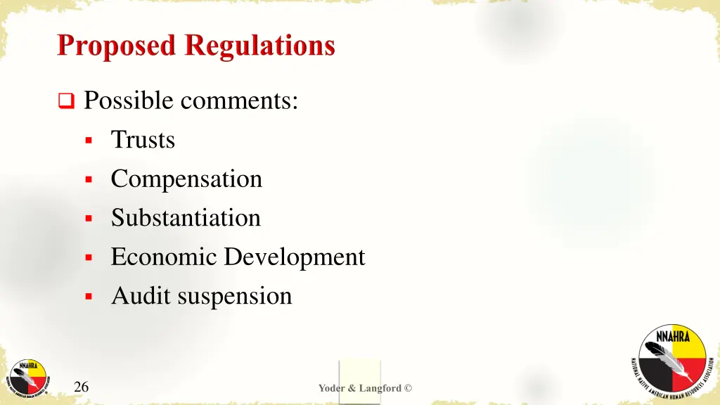 possible comments trusts compensation