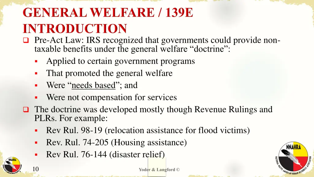 pre act law irs recognized that governments could