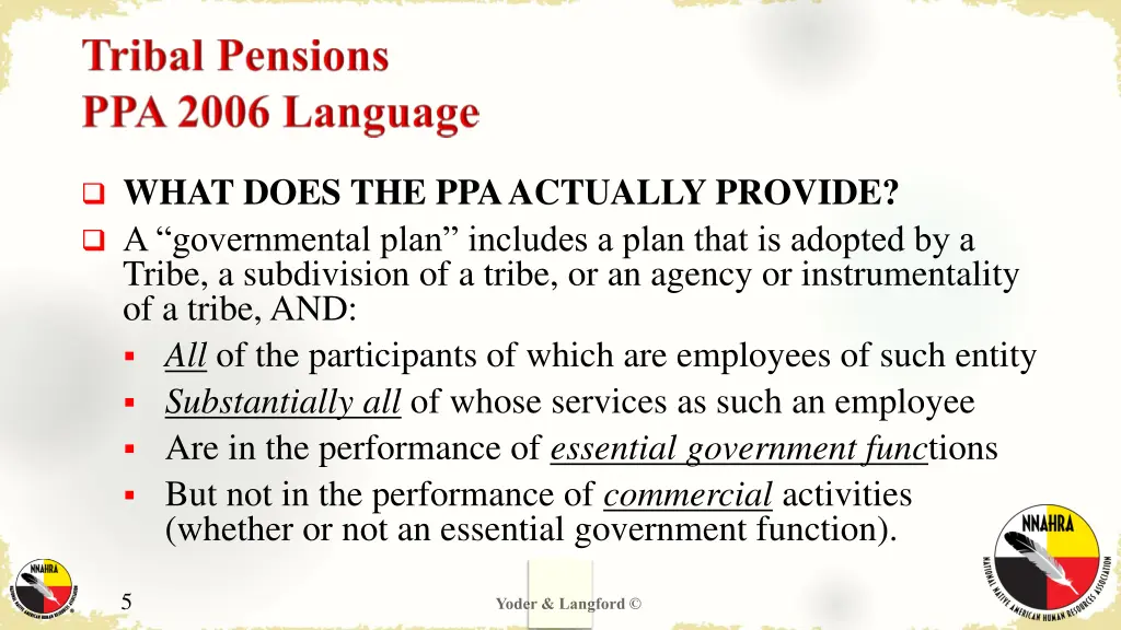 what does the ppa actually provide a governmental