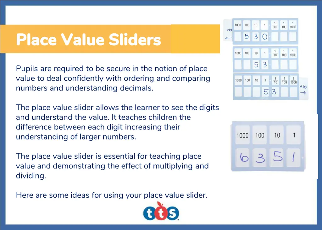 place value sliders place value sliders