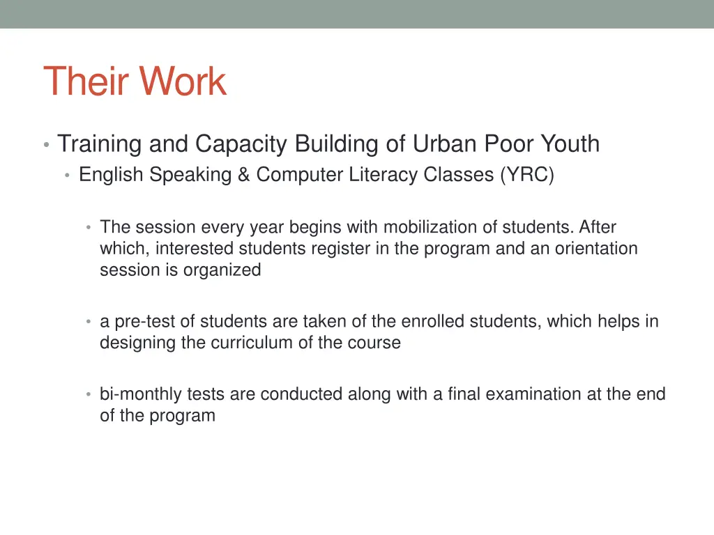 their work 12