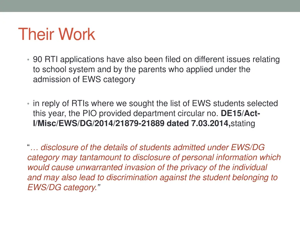their work 9