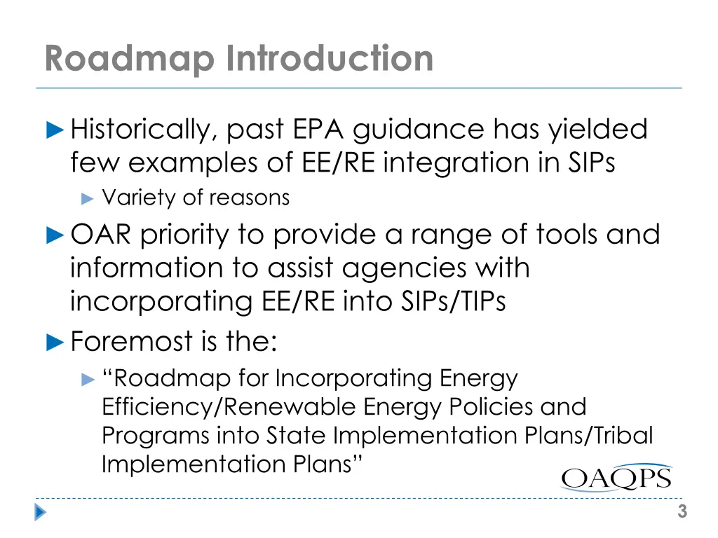 roadmap introduction