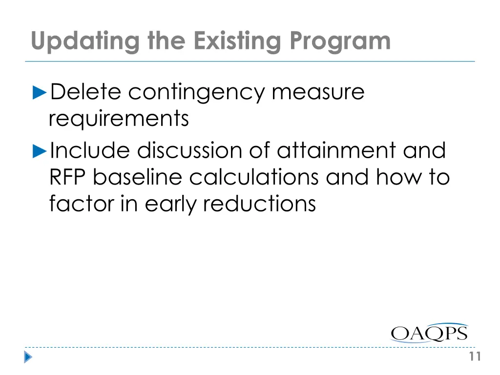 updating the existing program 1