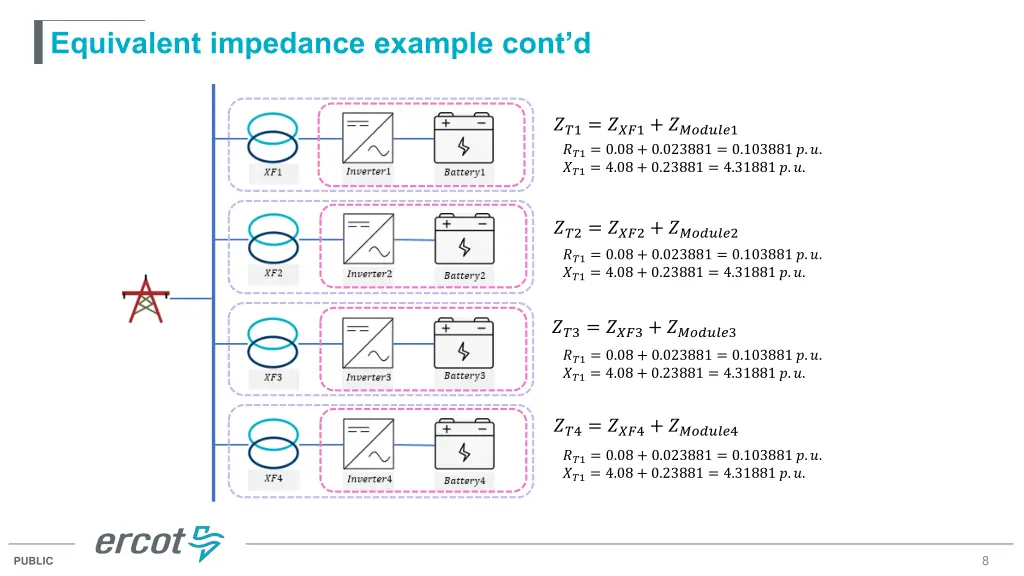equivalent impedance example cont d 1