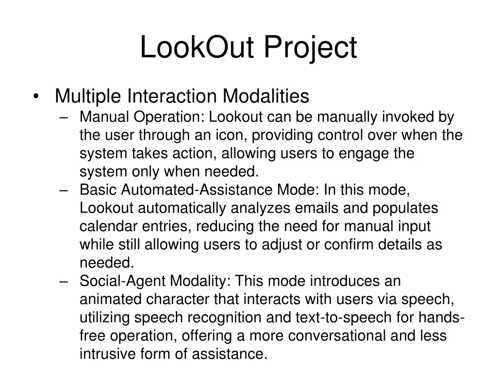 lookout project 2