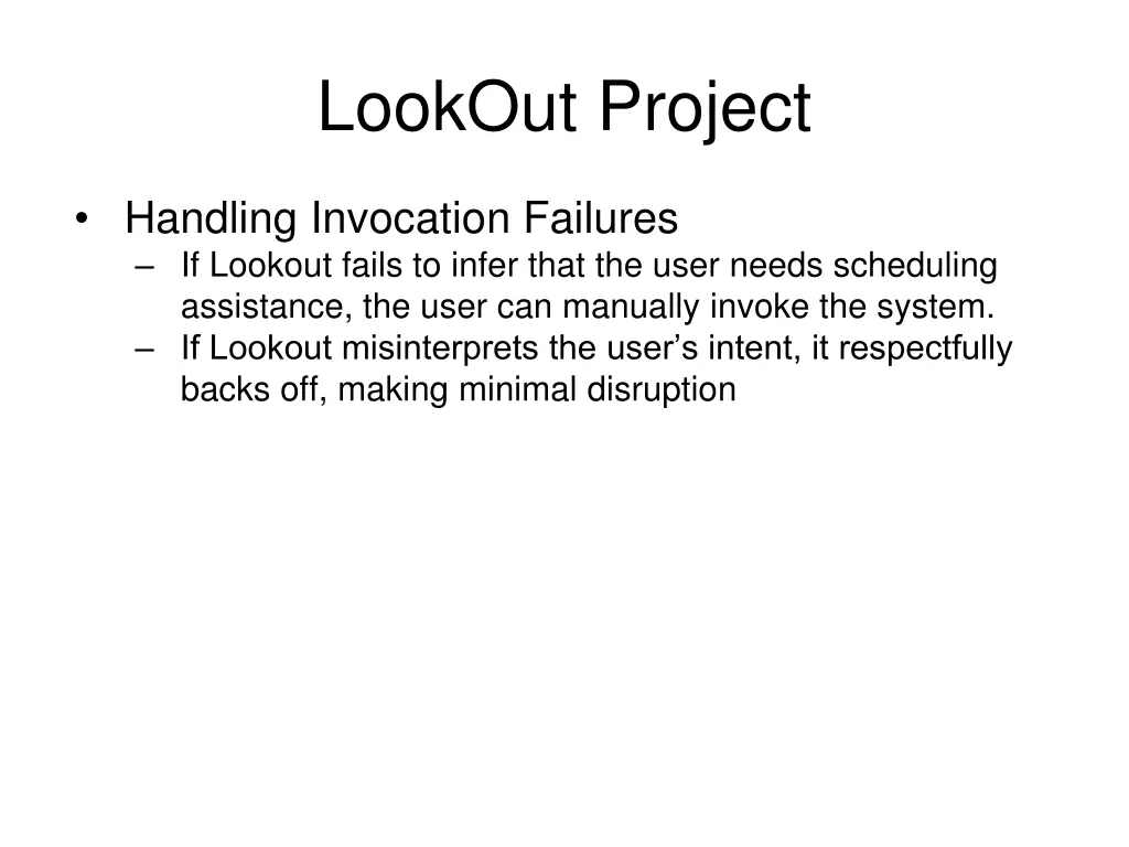 lookout project 3