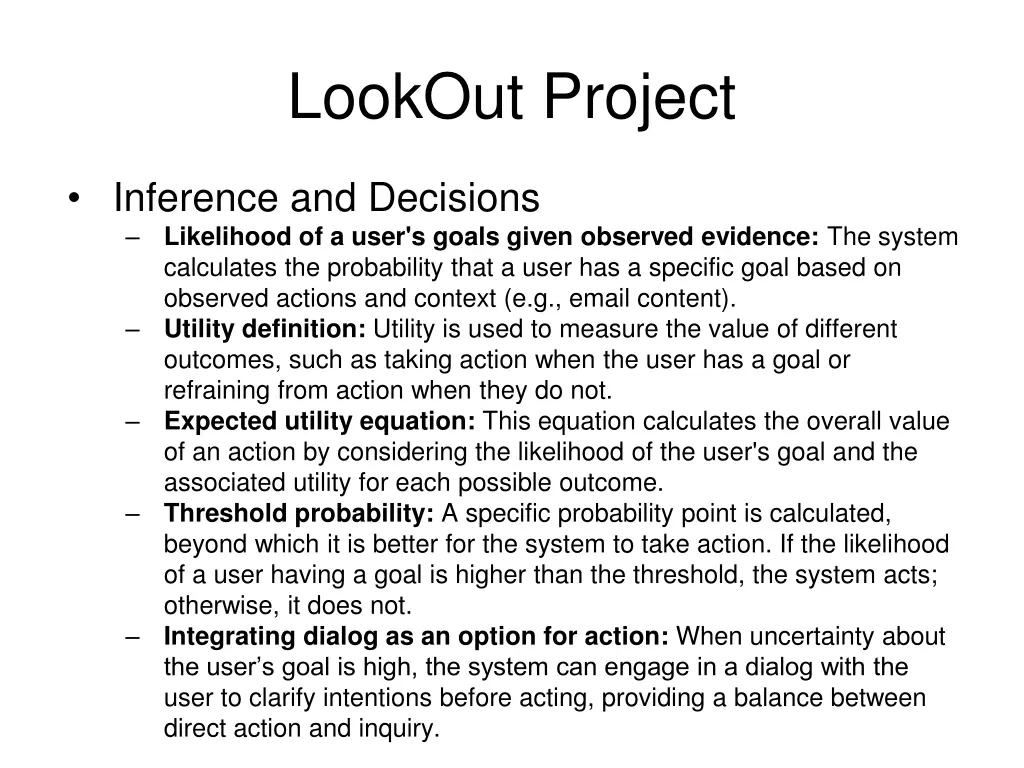 lookout project 5