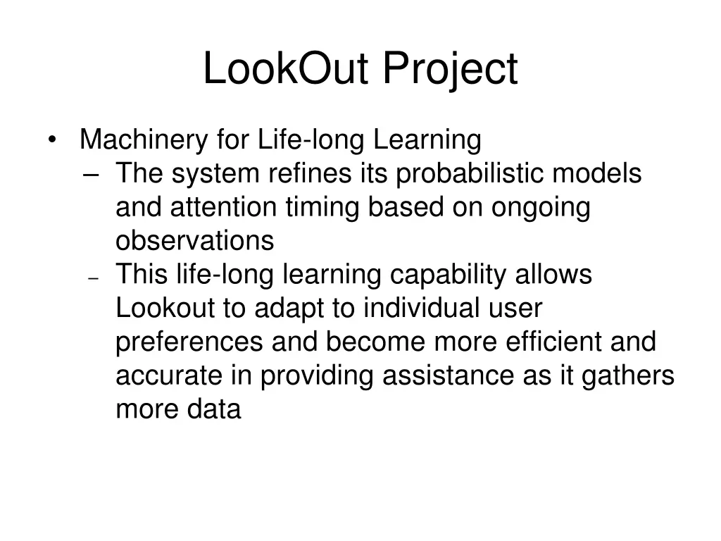 lookout project 7