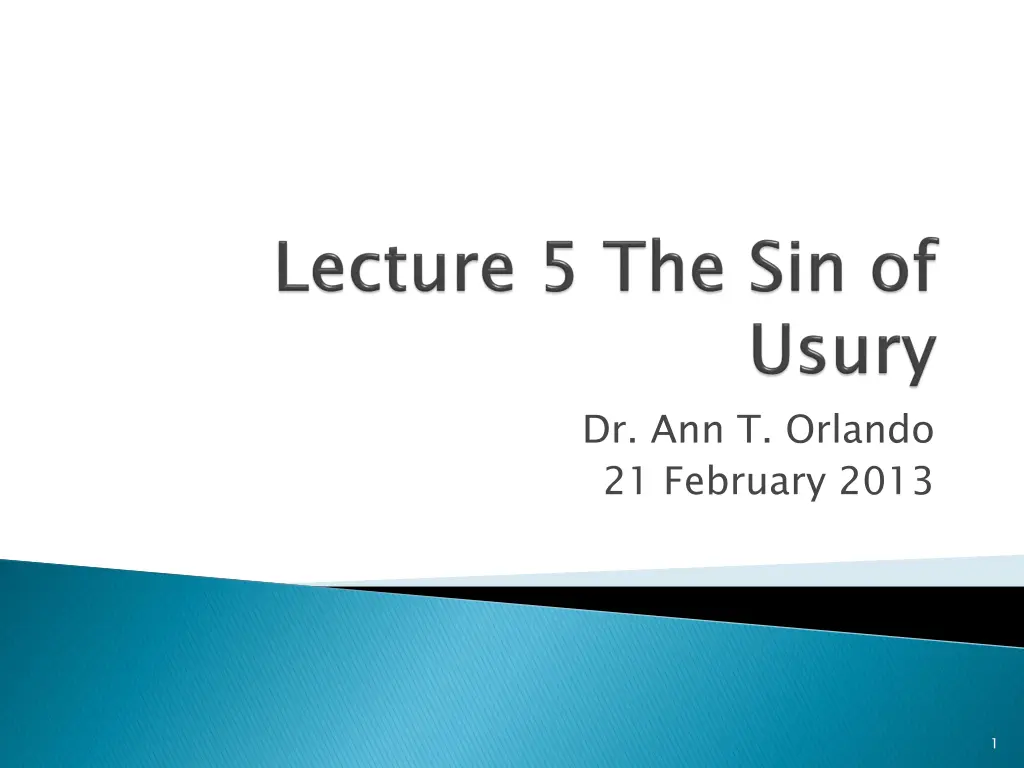 dr ann t orlando 21 february 2013